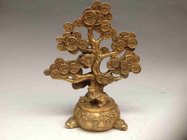 árbore do diñeiro como talismán de boa sorte