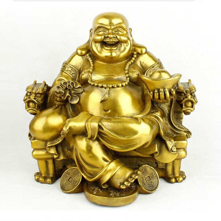 Estatuilla de Buda risa